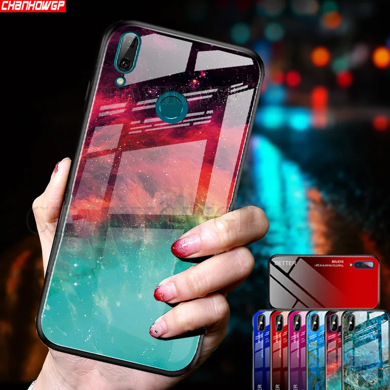 Чехлы из закаленного стекла для Xiaomi Redmi Note 7 K20 Pro Mi 9 SE CC9 CC9E A3 Lite чехол градиентная