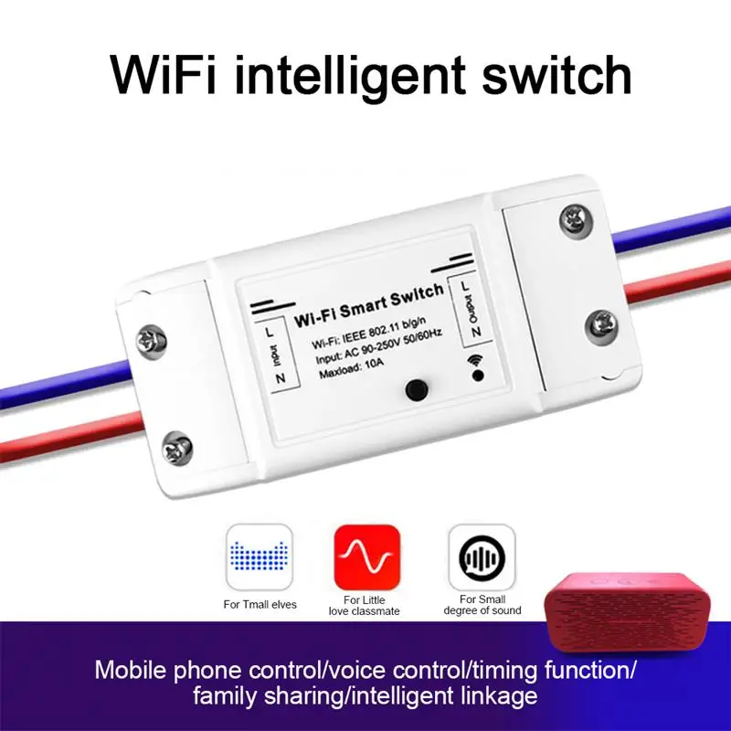 WiFi Dimmer Smart Light Switch 10A Universal Breaker Timer Voice Control Wireless Remote Controller for Google Alexa for Tuya 
WiFi Dimmer Smart Light Switch 10A Universal Breaker Timer Voice Control Wireless Remote Controller for Google Alexa for Tuya