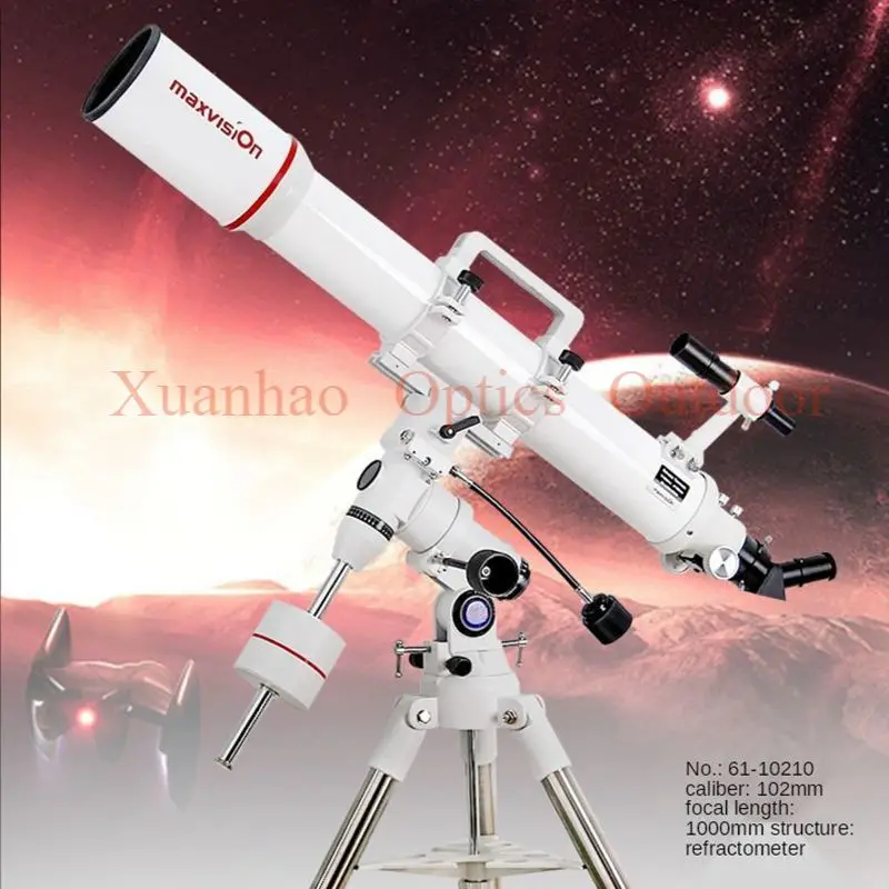 Maxvision 102/1000 Achromatic 255X астрономический телескоп для наблюдения за звездами с высоким увеличением HD фото в глубоком пространстве 
Maxvision 102/1000 Achromatic 255X астрономический телескоп для наблюдения за звездами с высоким увеличением HD фото в глубоком пространстве