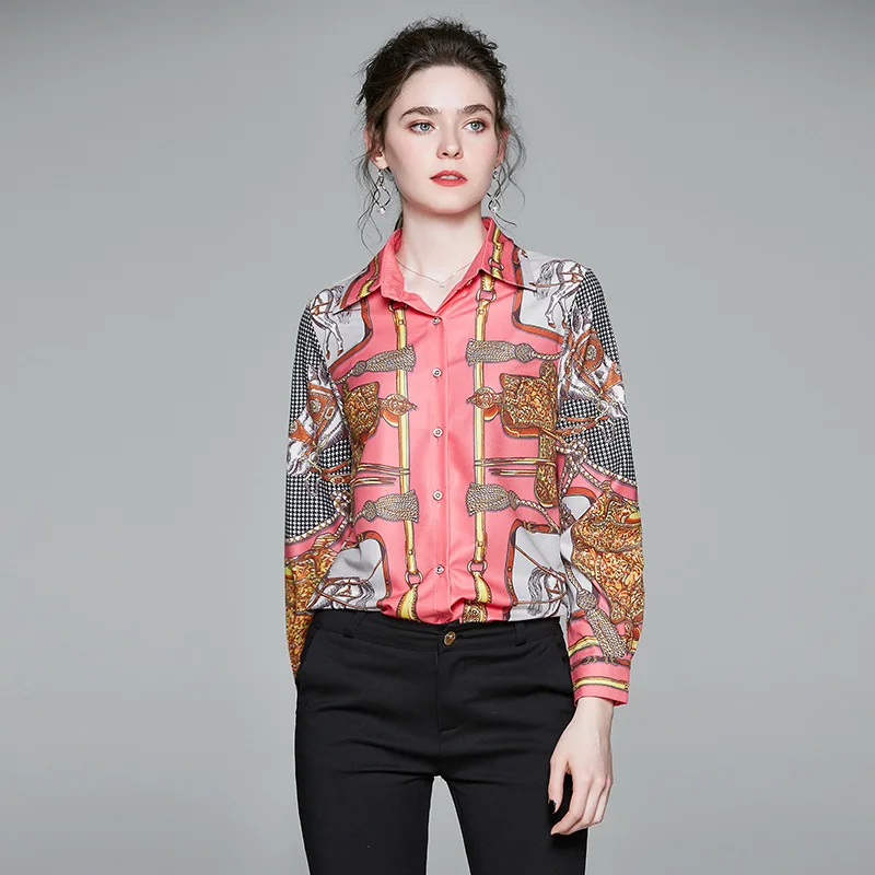 Spring Women Slim Blouses Lady Turn-down Collar Long Sleeve Shirt Casual Tops Elegant Plus Size High-Grade Clothing Blouse
Spring Women Slim Blouses Lady Turn-down Collar Long Sleeve Shirt Casual Tops Elegant Plus Size High-Grade Clothing Blouse