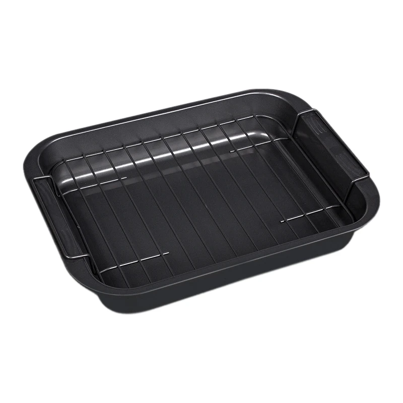 Quality Carbon Steel Nonstick Bakeware Baking Tray Set with Cooling Rack Cookie Sheet Baking Pan Tray
Quality Carbon Steel Nonstick Bakeware Baking Tray Set with Cooling Rack Cookie Sheet Baking Pan Tray