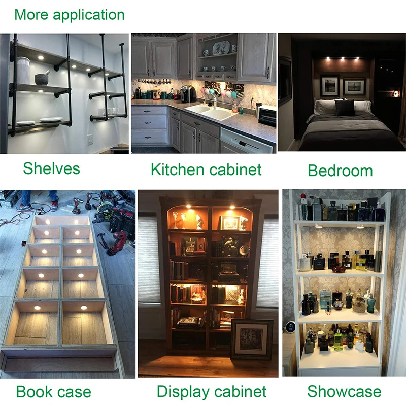 Remote Control Dimming Control LED Under Cabinet Lamp DC12V Puck Round 21LEDs Wardrobe Lighting Cabinet Lamp Cupboard Lights
Remote Control Dimming Control LED Under Cabinet Lamp DC12V Puck Round 21LEDs Wardrobe Lighting Cabinet Lamp Cupboard Lights