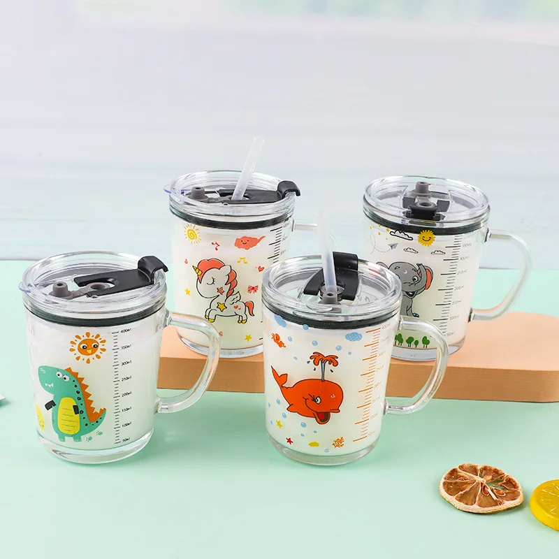 Heat Resistant Glass Cups Transparent Cup Straw Creative Coffee Microwave Breakfast Mug Simple Printed Taza Desayuno Gelas Set C
Heat Resistant Glass Cups Transparent Cup Straw Creative Coffee Microwave Breakfast Mug Simple Printed Taza Desayuno Gelas Set C