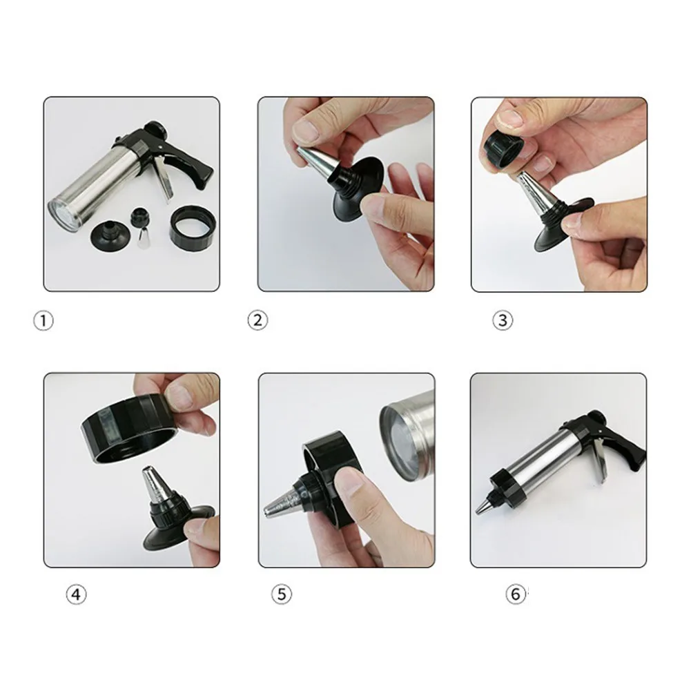 Stainless Steel Cookie Press Gun Kit For DIY Biscuit Cookie Making And Cake Icing Decorating 2022 New
Stainless Steel Cookie Press Gun Kit For DIY Biscuit Cookie Making And Cake Icing Decorating 2022 New