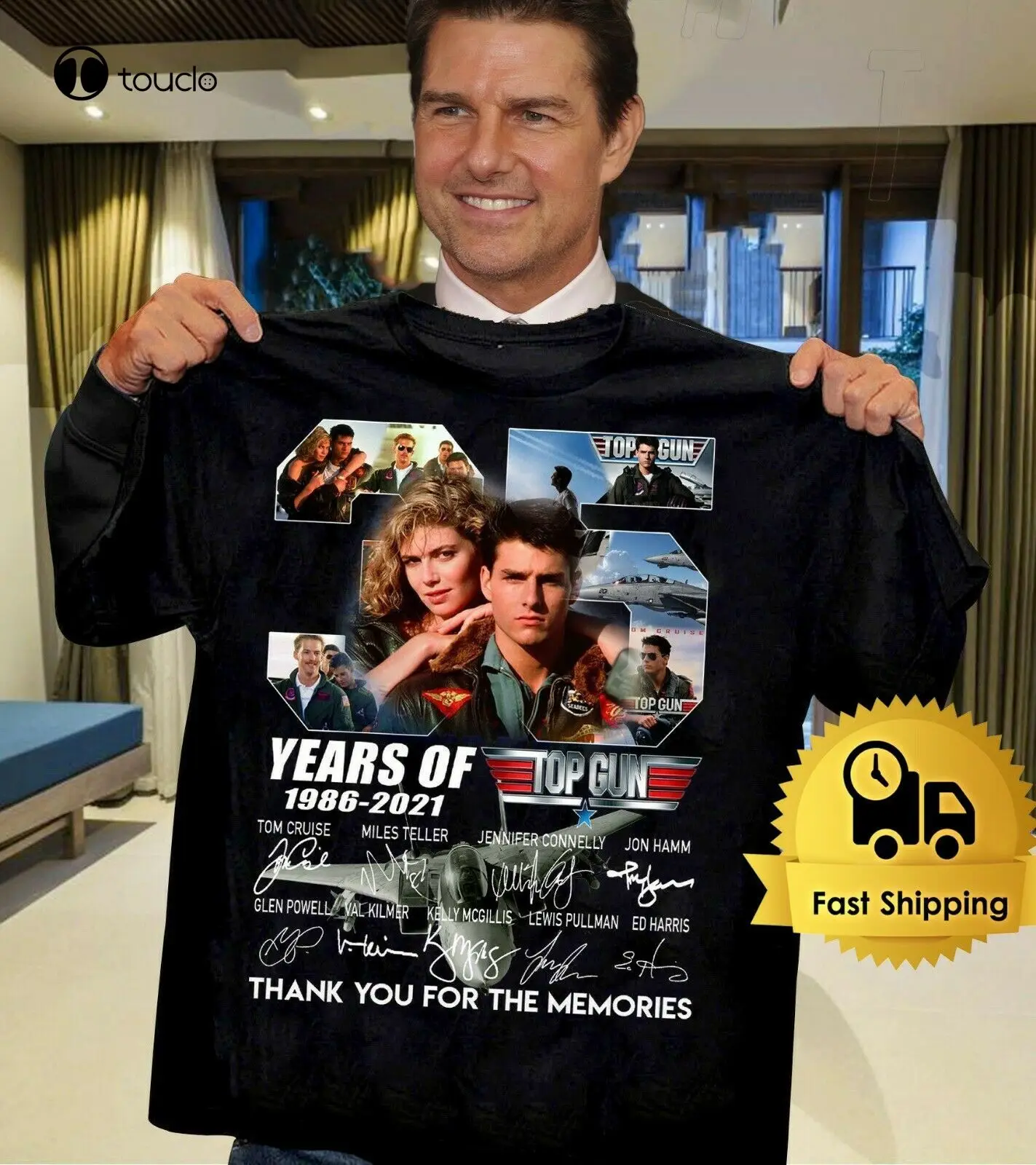 New Top Gun Years Of 1986 2021-Thank You For The Memories Cotton Tee Shirt Unisex
New Top Gun Years Of 1986 2021-Thank You For The Memories Cotton Tee Shirt Unisex