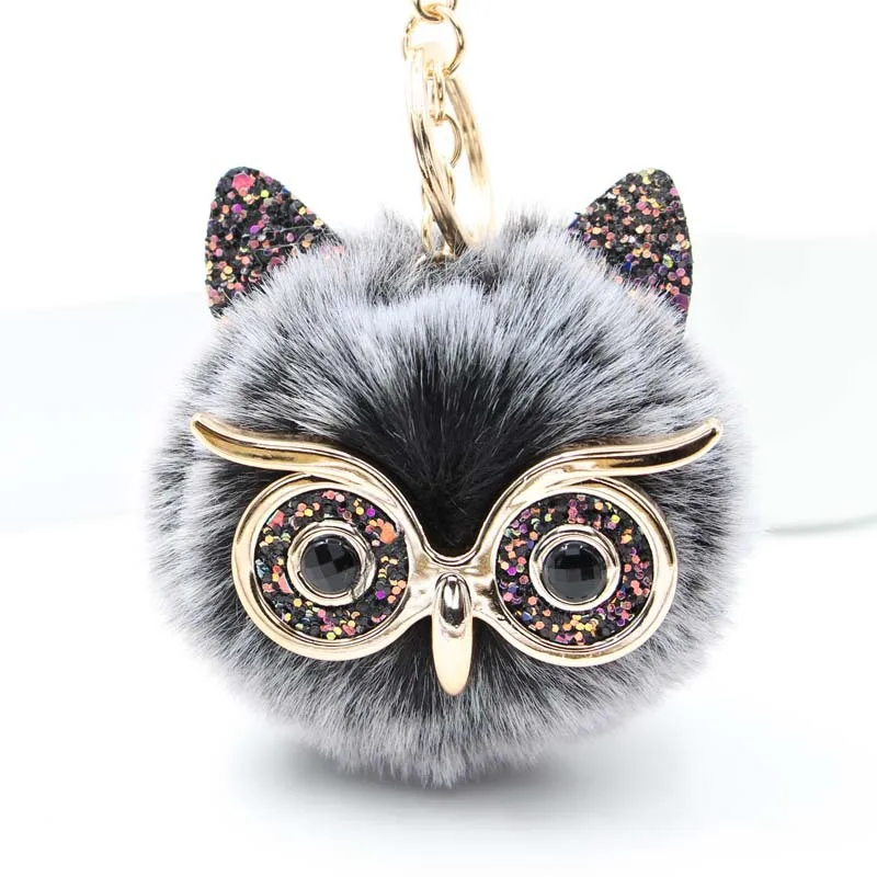 KOOROL cartoon owl ball key chain creative plush bag pendant imitation otter rabbit hair ball accessories
KOOROL cartoon owl ball key chain creative plush bag pendant imitation otter rabbit hair ball accessories