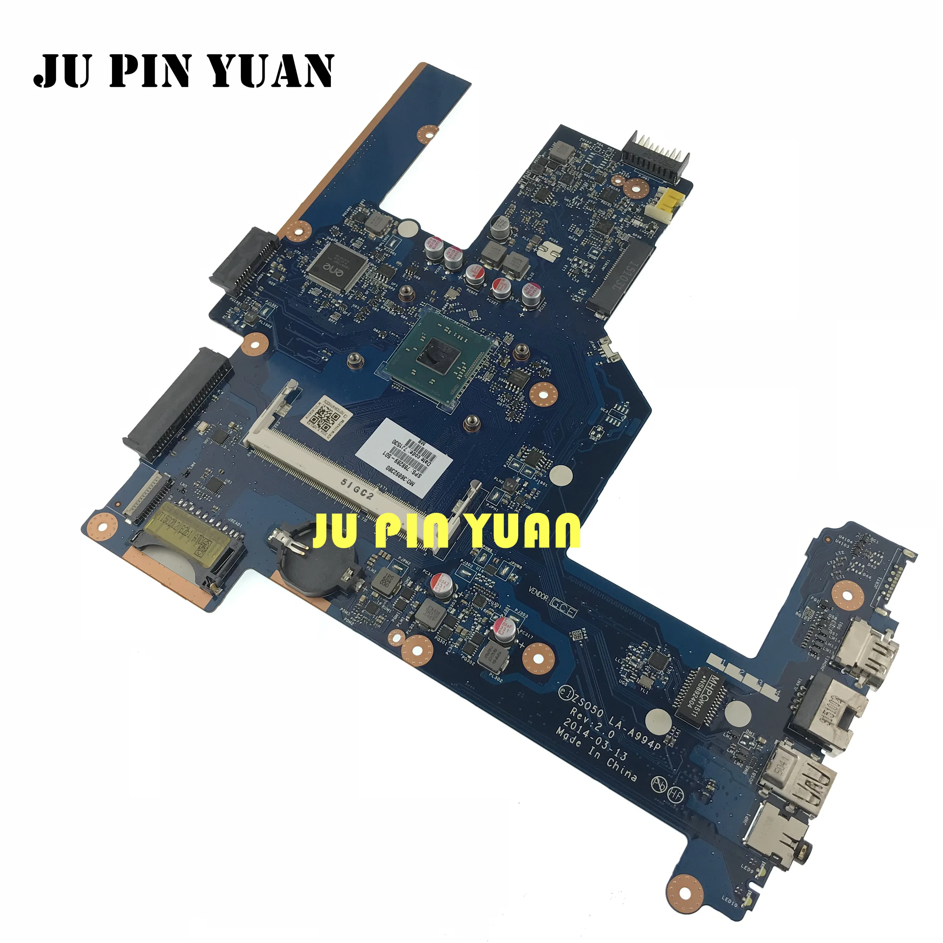 ZSO50 LA-A994P 788289-501 788289-001 Mainboard for HP 15 15-R 15T-R Laptop Motherboard Fully Tested
ZSO50 LA-A994P 788289-501 788289-001 Mainboard for HP 15 15-R 15T-R Laptop Motherboard Fully Tested