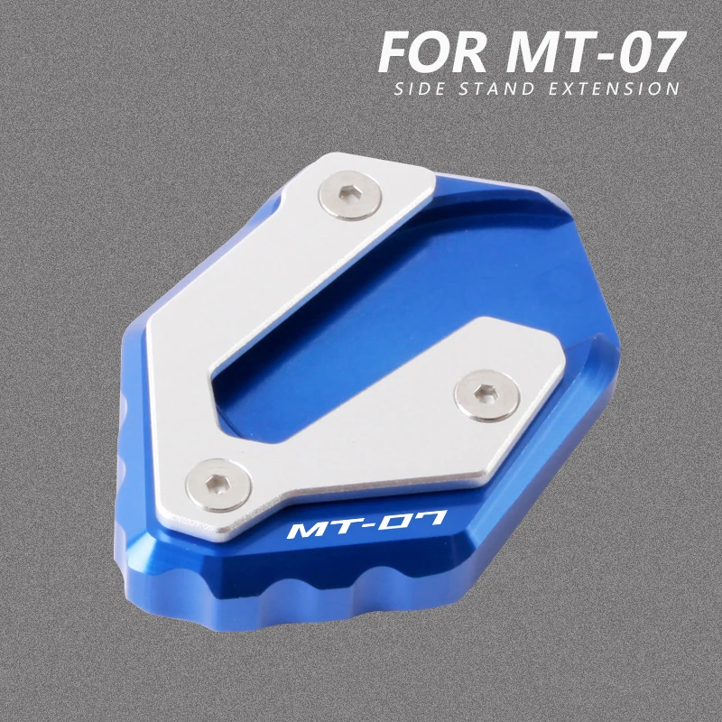 Aluminum Motorcycle Kickstand Plate Side Stand Pad Extension Enlarger For YAMAHA FZ07 MT07 MT 07 XSR700 Tracer 700GT Accessories
Aluminum Motorcycle Kickstand Plate Side Stand Pad Extension Enlarger For YAMAHA FZ07 MT07 MT 07 XSR700 Tracer 700GT Accessories
