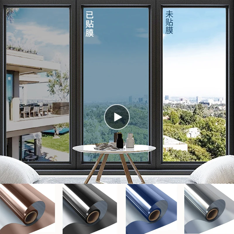 0.7*3m One Way Mirror Window Film Stained Vinyl Glass Self Adhesive Film Heat Insulation Solar Window Tint Privacy for Home
0.7*3m One Way Mirror Window Film Stained Vinyl Glass Self Adhesive Film Heat Insulation Solar Window Tint Privacy for Home