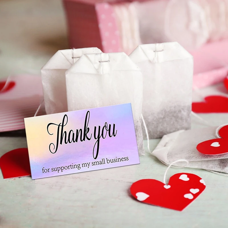 50 pcs/lot Thank You Cards Rainbow Colorful Laser Thanks Greeting Rectangle Card for Business Gifts Decoration Accessory
50 pcs/lot Thank You Cards Rainbow Colorful Laser Thanks Greeting Rectangle Card for Business Gifts Decoration Accessory