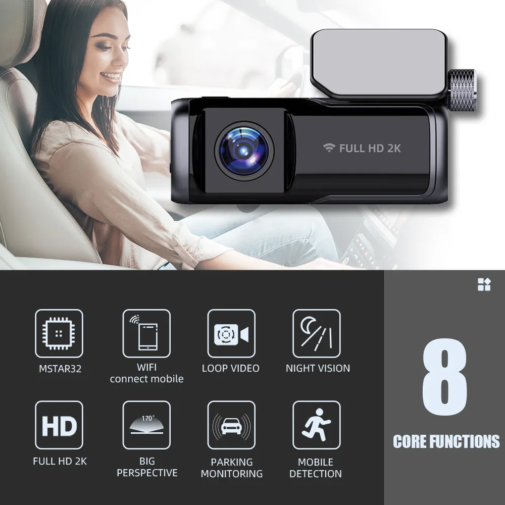 Автомобильный видеорегистратор 2K Super HD, Автомобильный видеорегистратор, Wi-Fi, автомобильная камера, 24-часовой парковочный монитор, ночное ви...
Автомобильный видеорегистратор 2K Super HD, Автомобильный видеорегистратор, Wi-Fi, автомобильная камера, 24-часовой парковочный монитор, ночное ви...
