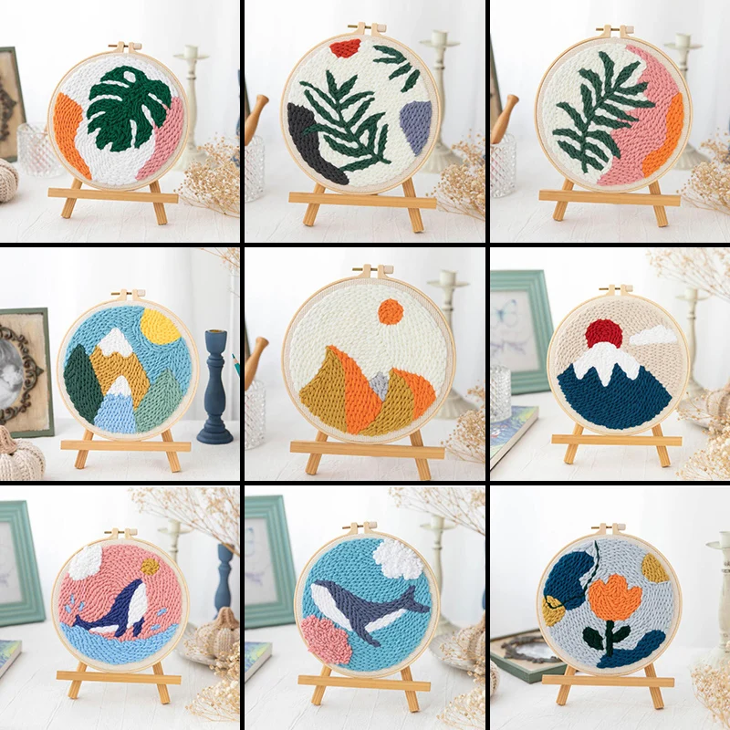 New Arrival DIY Embroidery Needle Punch Hoop Kit Cross Stitch Set For Handmade Beginner Fashion Needlework Sewing Set
New Arrival DIY Embroidery Needle Punch Hoop Kit Cross Stitch Set For Handmade Beginner Fashion Needlework Sewing Set