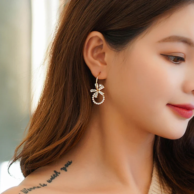 Xinwei модные цветочные серьги для женщин Boucle D'oreille Femme ювелирные изделия Brincos Crystal
