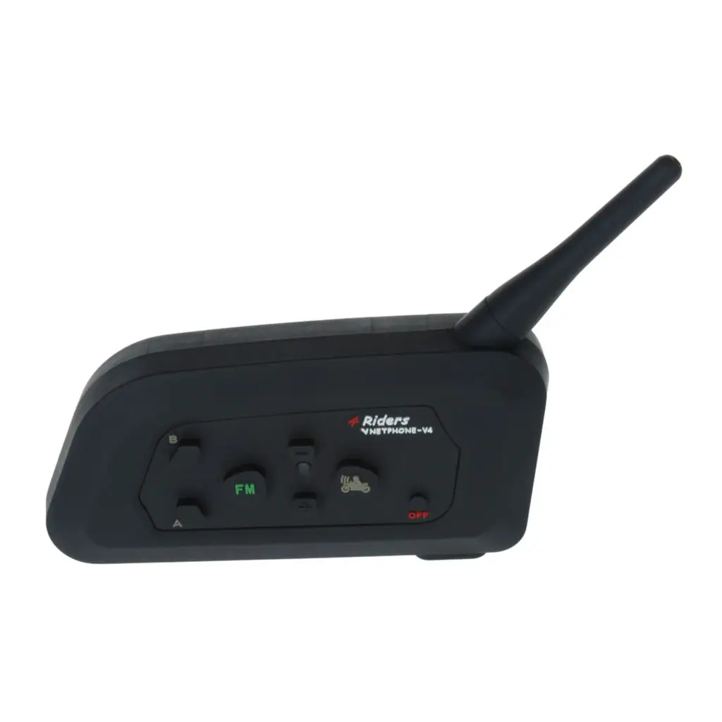 2Pieces Vnetphone V4 1200M 4 Riders Interphone Full Duplex Bluetooth Intercom Headset for Motorcycle Helmet with FM radio
2Pieces Vnetphone V4 1200M 4 Riders Interphone Full Duplex Bluetooth Intercom Headset for Motorcycle Helmet with FM radio