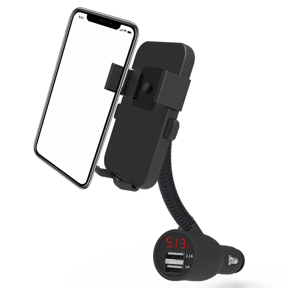 Автомобильный держатель для телефона в прикуриватель с двумя USB-портами мобильный телефон
Автомобильный держатель для телефона в прикуриватель с двумя USB-портами мобильный телефон