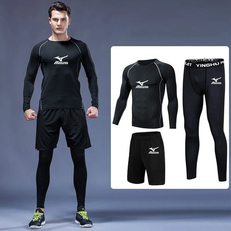 2021 New 5pcs/set Of Men's Sports Gym Jogging Quick-drying Sports Suit Running Jogging Men's Tights Breathable Brand T-shirt
2021 New 5pcs/set Of Men's Sports Gym Jogging Quick-drying Sports Suit Running Jogging Men's Tights Breathable Brand T-shirt