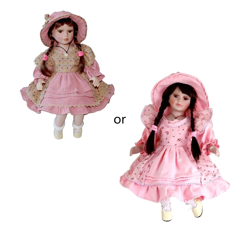 16in Reborn Lifelike Porcelain Toy Figure Interaction Toy Simulation Doll that Look Real with Eyes-Opened & Pink Dress
16in Reborn Lifelike Porcelain Toy Figure Interaction Toy Simulation Doll that Look Real with Eyes-Opened & Pink Dress