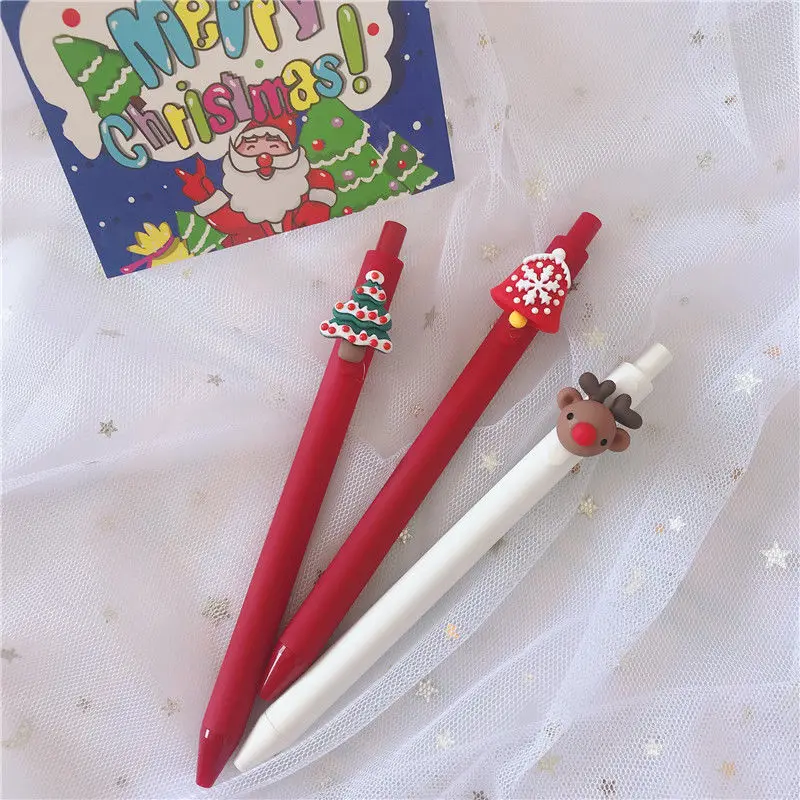5/pcs Gel Pen Christmas Students Give Gifts For Exams With Black 0.5 Press To Sign Stationery Press Kawaii Papeleria Stylo Cute
5/pcs Gel Pen Christmas Students Give Gifts For Exams With Black 0.5 Press To Sign Stationery Press Kawaii Papeleria Stylo Cute