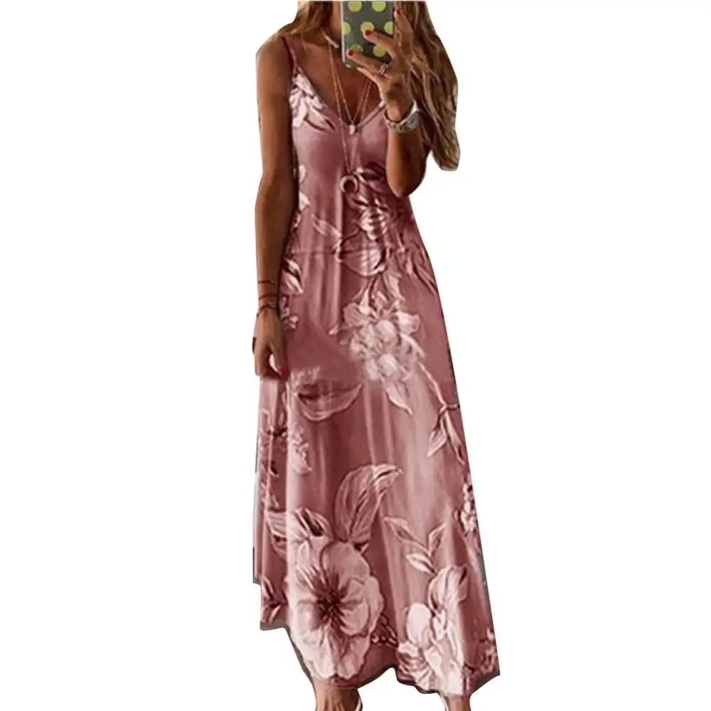 summer dress Plus Size Women Sleeveless V Neck Floral Print Large Swing Loose Sling Dress robe Women's Clothing 2021
summer dress Plus Size Women Sleeveless V Neck Floral Print Large Swing Loose Sling Dress robe Women's Clothing 2021