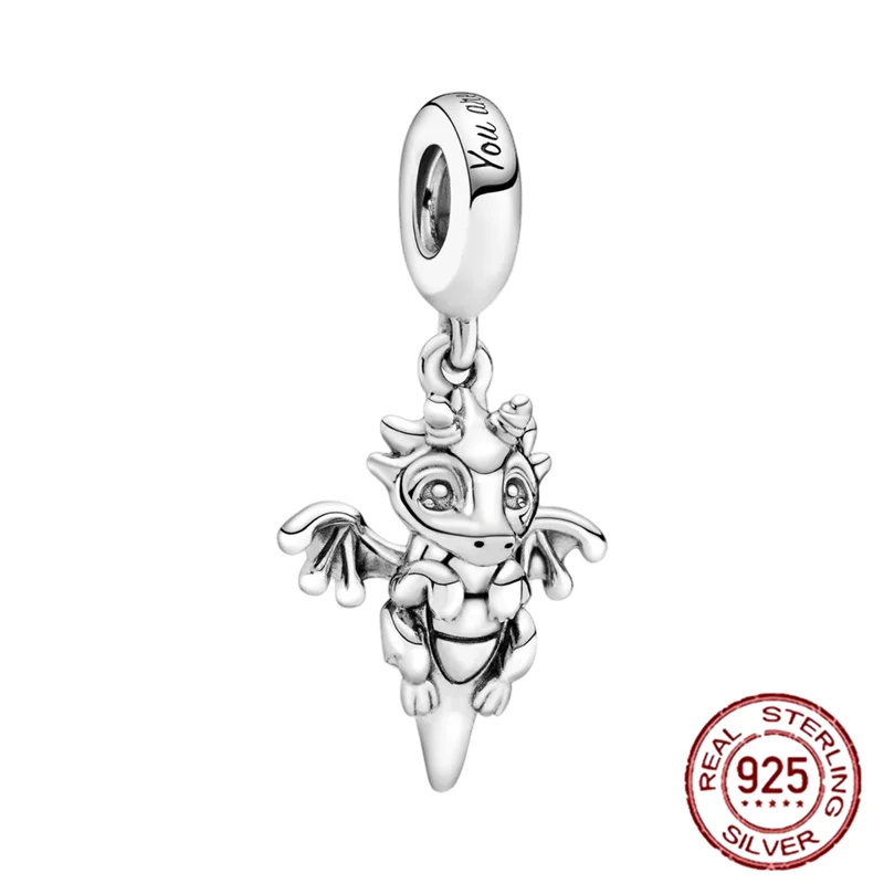 2021 Spring New 925 Sterling Silver Magic Wyvern Pendant Beads Sparkling Charms fit Original pandora Bracelets Women DIY Jewelry
2021 Spring New 925 Sterling Silver Magic Wyvern Pendant Beads Sparkling Charms fit Original pandora Bracelets Women DIY Jewelry