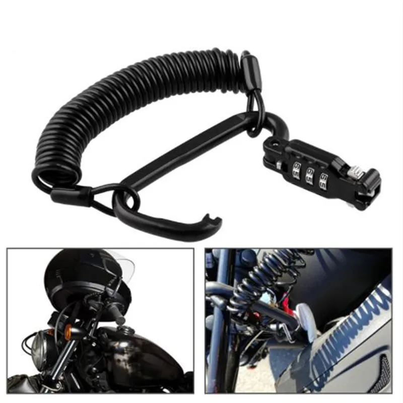 Motorcycle Helmet Lock Motorbike Bike Helmet Lock Car-Styling Hanging Hook Anti-theft 3 Digit Password Combination
Motorcycle Helmet Lock Motorbike Bike Helmet Lock Car-Styling Hanging Hook Anti-theft 3 Digit Password Combination
