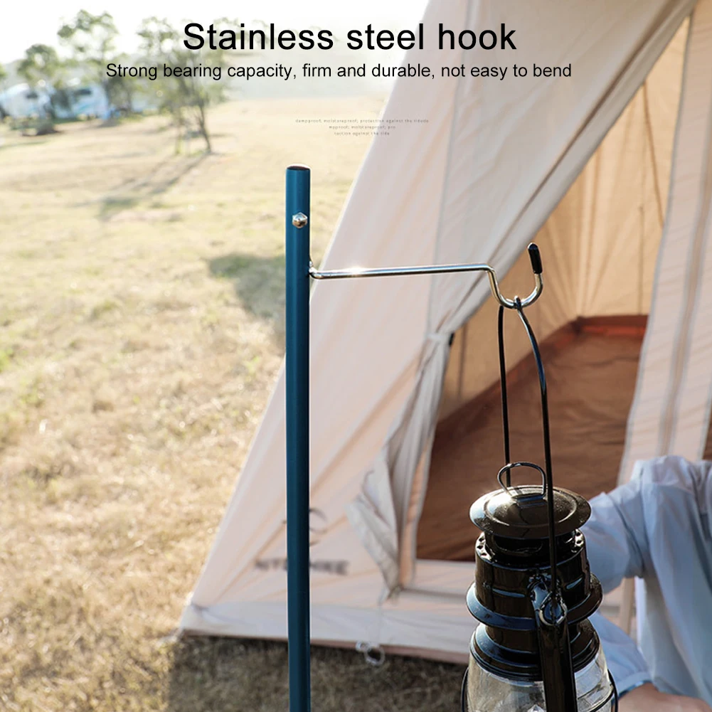 With Stake BBQ Portable Camping Lantern Stand Accessories Lightweight Aluminum Alloy Folding Lamp Pole Hanging Light Holder 
With Stake BBQ Portable Camping Lantern Stand Accessories Lightweight Aluminum Alloy Folding Lamp Pole Hanging Light Holder
