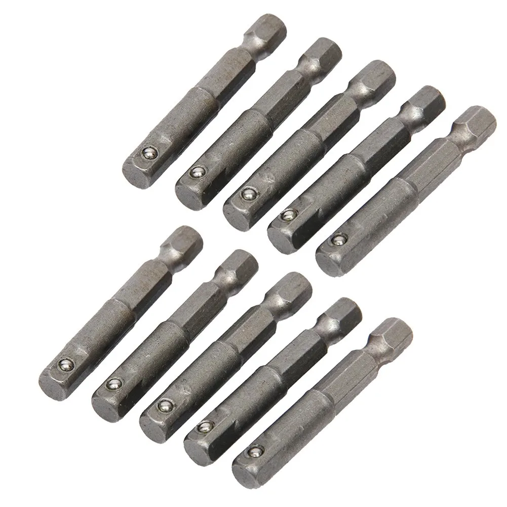 10pcs 1/4 Screwdriver Socket Adapter 50mm Length Square To Hex Shank Extension Socket Adapter Tool With 1/4" Drive To 1/4" Hex
10pcs 1/4 Screwdriver Socket Adapter 50mm Length Square To Hex Shank Extension Socket Adapter Tool With 1/4" Drive To 1/4" Hex