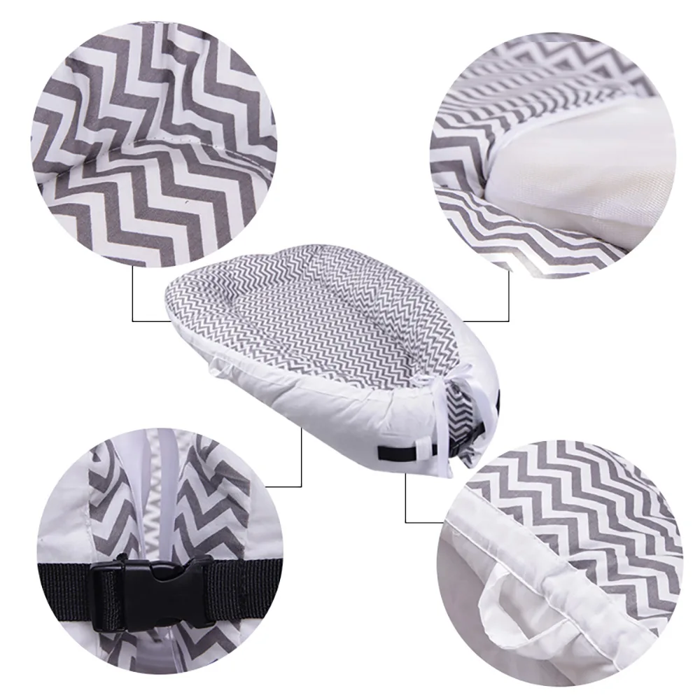 Cotton Baby Nest Bionic Bed Removable Pillow Portable Newborn Crib Sleeping Pad Infant Travel Bed Cradle Beds Prevent Rollover 
Cotton Baby Nest Bionic Bed Removable Pillow Portable Newborn Crib Sleeping Pad Infant Travel Bed Cradle Beds Prevent Rollover