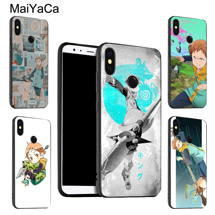 Чехол MaiYaCa Seven Deadly Sins King для Red mi Note 9 8 Pro 7 8T 9S 9A 9C Mi 9T 10 Lite чехол POCO X3|Бамперы| |