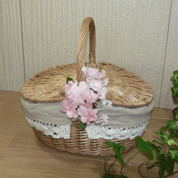 Wicker Basket Making English Country Style Camping Picnic Basket Shopping Storage Basket
Wicker Basket Making English Country Style Camping Picnic Basket Shopping Storage Basket