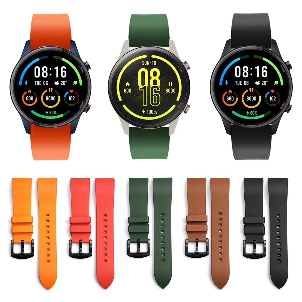 Ремешок резиновый для Mi Xiaomi Watch, цветной спортивный силиконовый браслет премиум класса, ремешок для часов
Ремешок резиновый для Mi Xiaomi Watch, цветной спортивный силиконовый браслет премиум класса, ремешок для часов