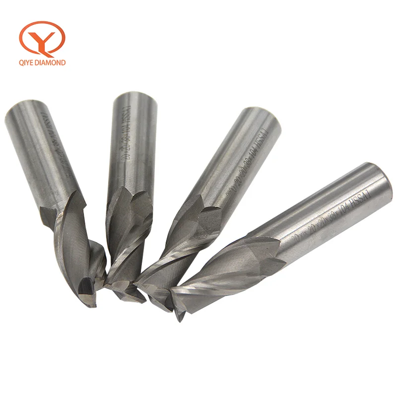 QIYE High Speed Steel HSS-AL 2 Flute Straight Shank End Mill Cutter CNC Router Bits Metal Cutter Teeth Aluminum Milling Tool Key 
QIYE High Speed Steel HSS-AL 2 Flute Straight Shank End Mill Cutter CNC Router Bits Metal Cutter Teeth Aluminum Milling Tool Key