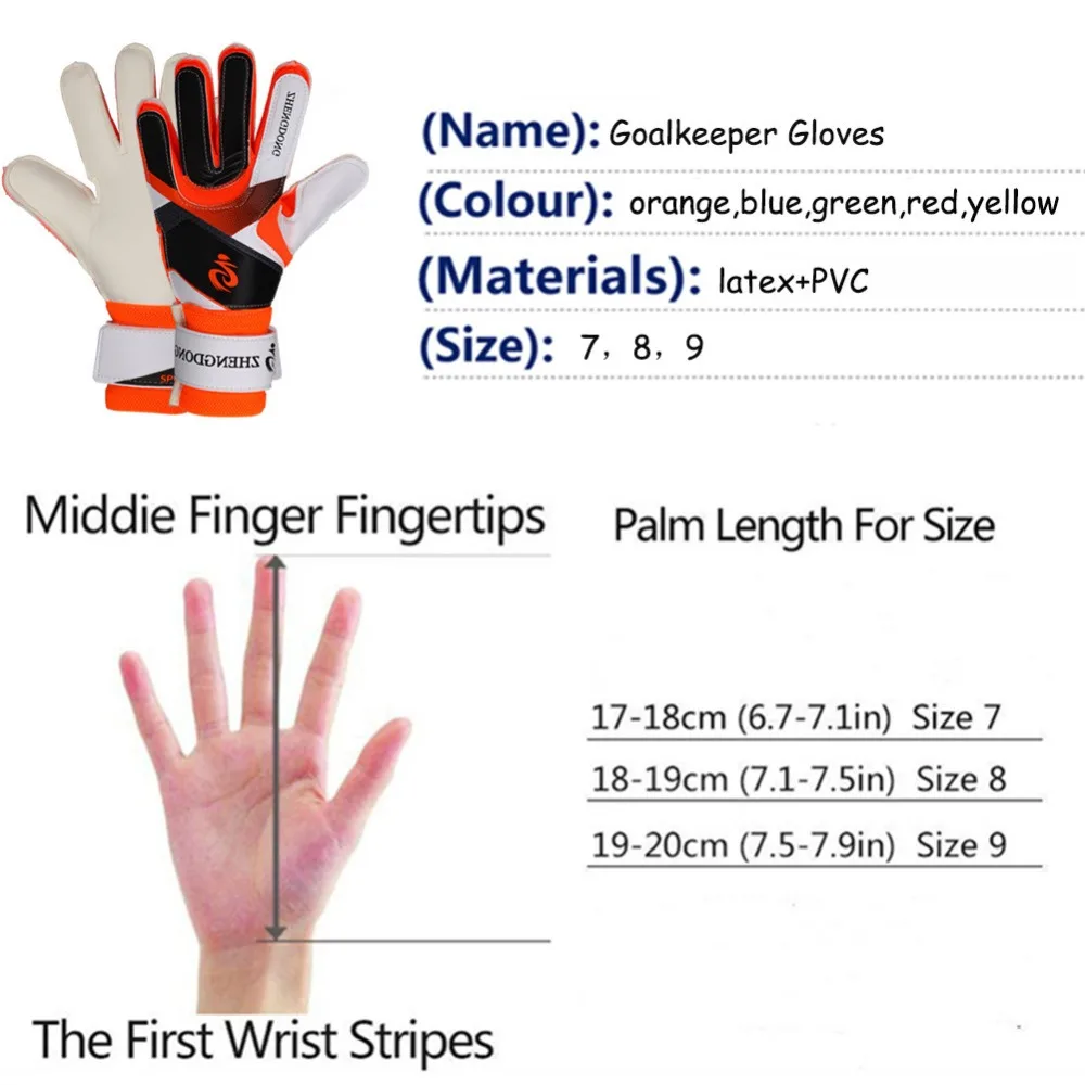 Professional Football Goalkeeper Mittens Children Youth Adult Non-slip Training Thickened Latex Soccer Goalie Gloves Ball Game
Professional Football Goalkeeper Mittens Children Youth Adult Non-slip Training Thickened Latex Soccer Goalie Gloves Ball Game