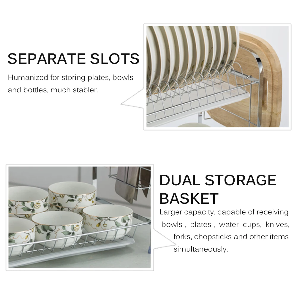 Dish Rack Kitchen Storage Rack for Dishes Kitchen Sink Drying Shelf Bowl Holder Tool Holder Storage Box Chopsticks Block Holder 
Dish Rack Kitchen Storage Rack for Dishes Kitchen Sink Drying Shelf Bowl Holder Tool Holder Storage Box Chopsticks Block Holder