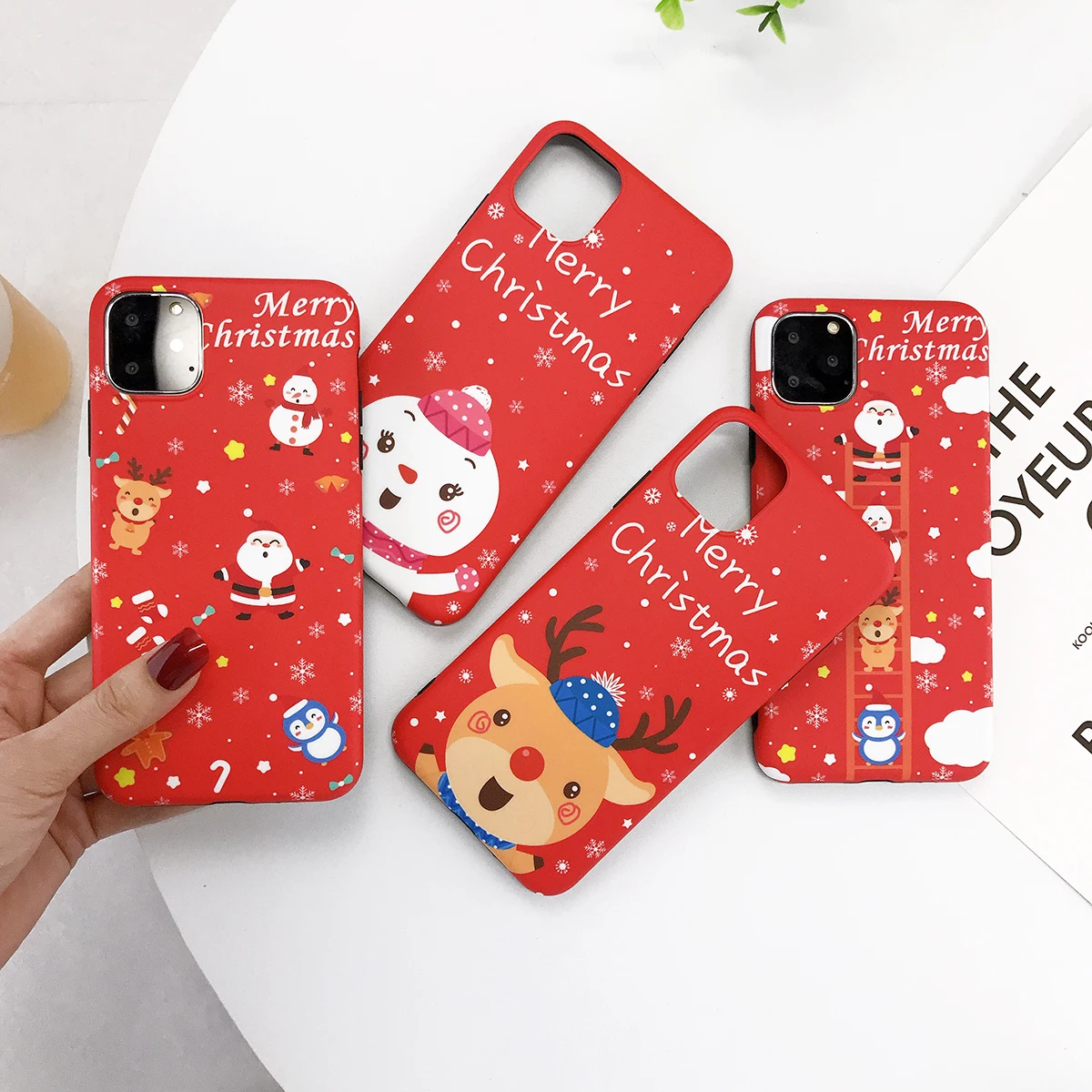 moskado Santa Claus Snowman Elk Phone Case for iphone 11 Pro Max X XR XS Max 7 8 Plus Dust-proof Mobile Phone Protective Shell
moskado Santa Claus Snowman Elk Phone Case for iphone 11 Pro Max X XR XS Max 7 8 Plus Dust-proof Mobile Phone Protective Shell