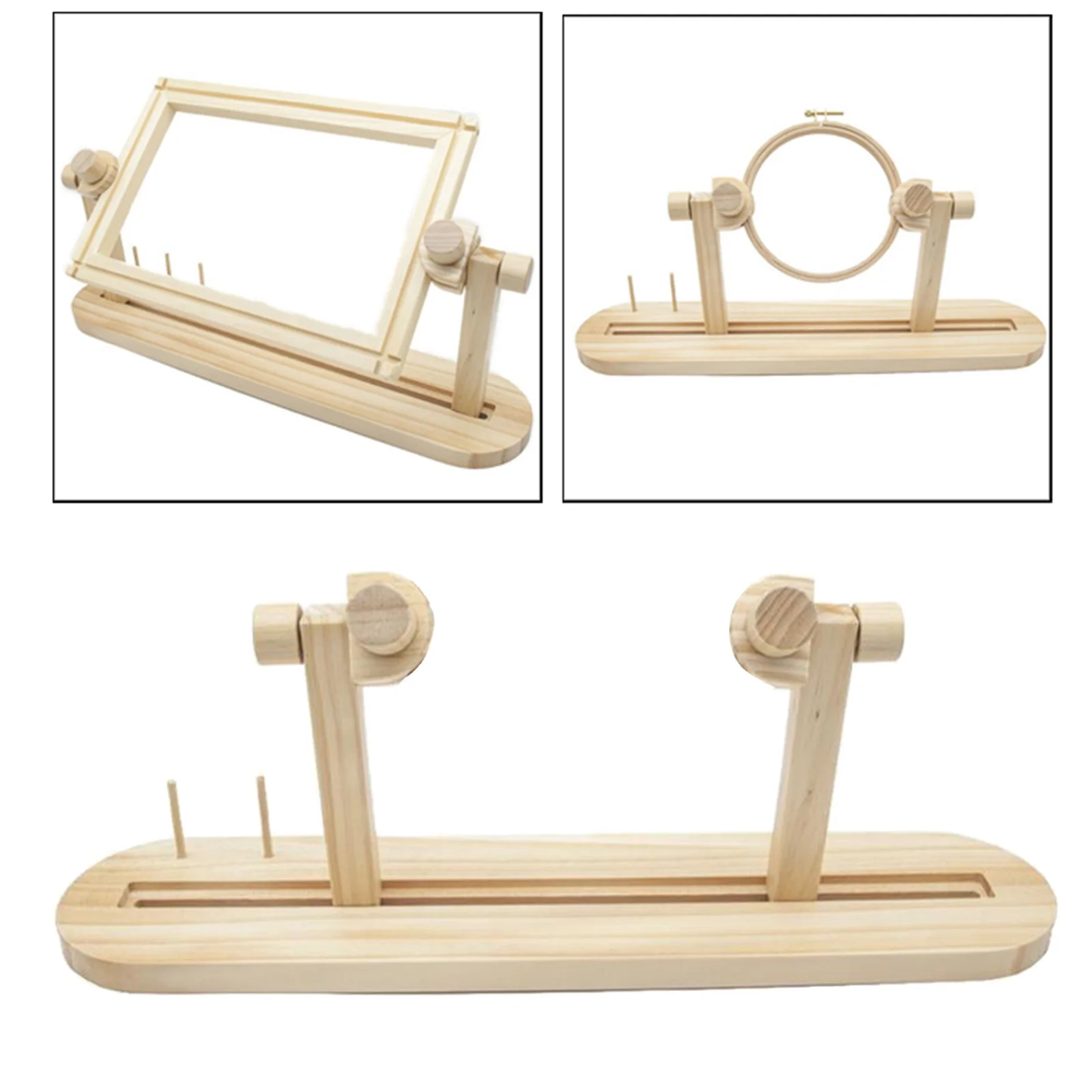 1PC Cross Stitch Holder Round Embroidery Lap Frame Stand Wooden Cross Stitch Rack Adjustable Embroidery Frame Table Stand Holder
1PC Cross Stitch Holder Round Embroidery Lap Frame Stand Wooden Cross Stitch Rack Adjustable Embroidery Frame Table Stand Holder