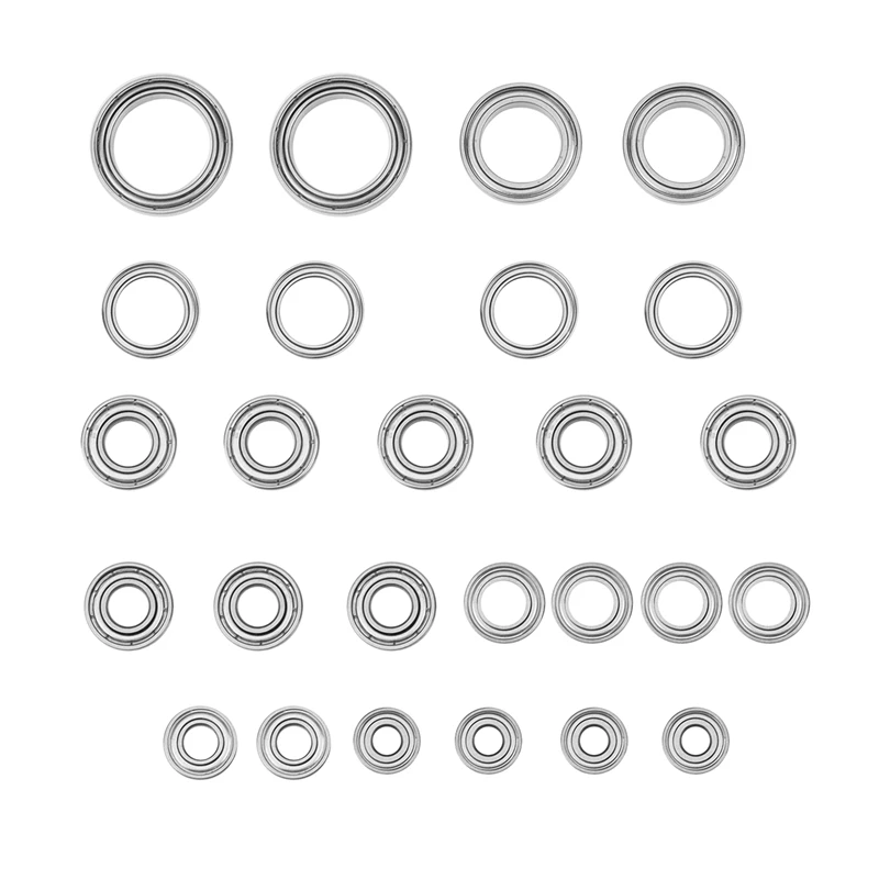 26PCS Ball Bearing Kit for 1/10 Traxxas TRX-4 TRX4 RC Crawler Car Upgrade Parts Accessories
26PCS Ball Bearing Kit for 1/10 Traxxas TRX-4 TRX4 RC Crawler Car Upgrade Parts Accessories