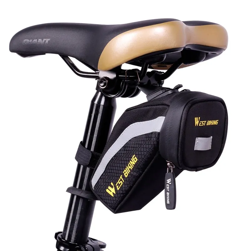 Bicycle Saddle Bag Waterproof Nylon MTB Road Bike Rear Bags Reflective Bicycle Accessories Rear Seat Bag Cycling Tail Bag
Bicycle Saddle Bag Waterproof Nylon MTB Road Bike Rear Bags Reflective Bicycle Accessories Rear Seat Bag Cycling Tail Bag