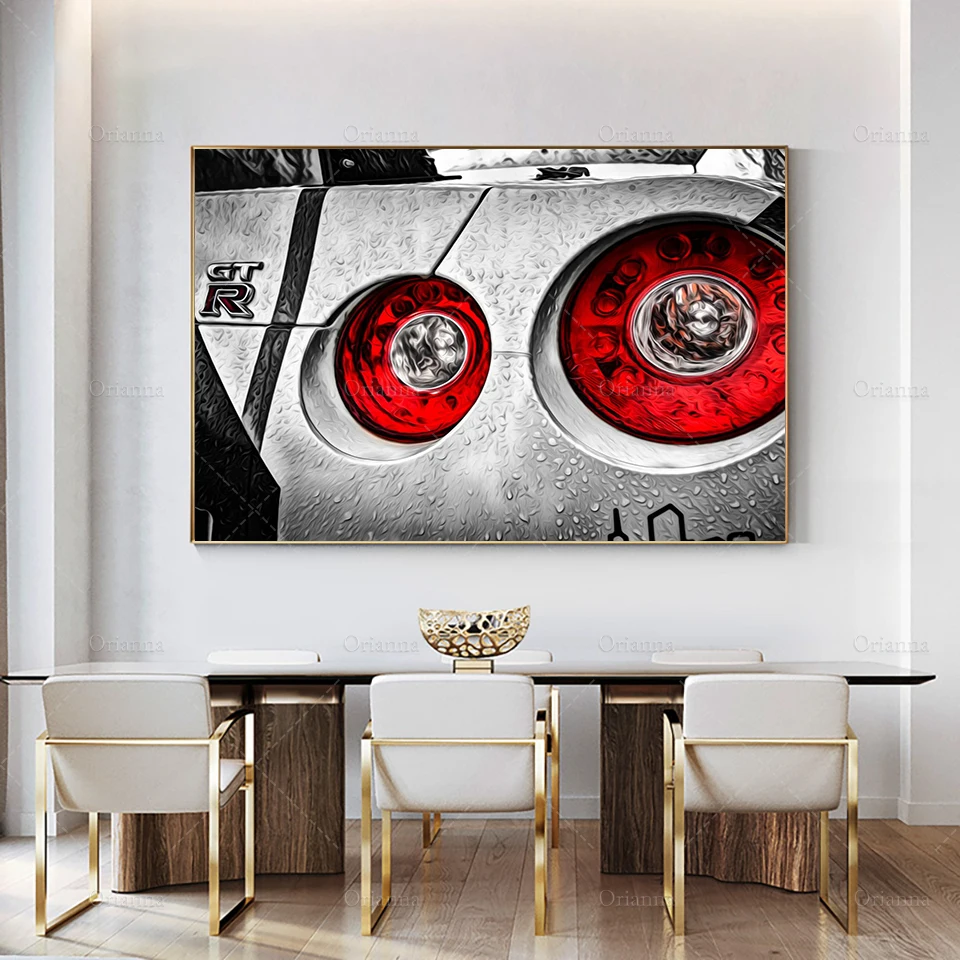 Modern Abstract Nissan GTR Car Posters Art Canvas Painting Home Decor Hd Prints Modular Wall Pictures For Living Room Bedroom
Modern Abstract Nissan GTR Car Posters Art Canvas Painting Home Decor Hd Prints Modular Wall Pictures For Living Room Bedroom