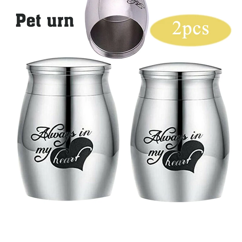 2pcs Mini Urns for Ashes Cremation Memorial Small Keepsake Ash Container Jar Pet Keepsake Memorial Jar Holder
2pcs Mini Urns for Ashes Cremation Memorial Small Keepsake Ash Container Jar Pet Keepsake Memorial Jar Holder