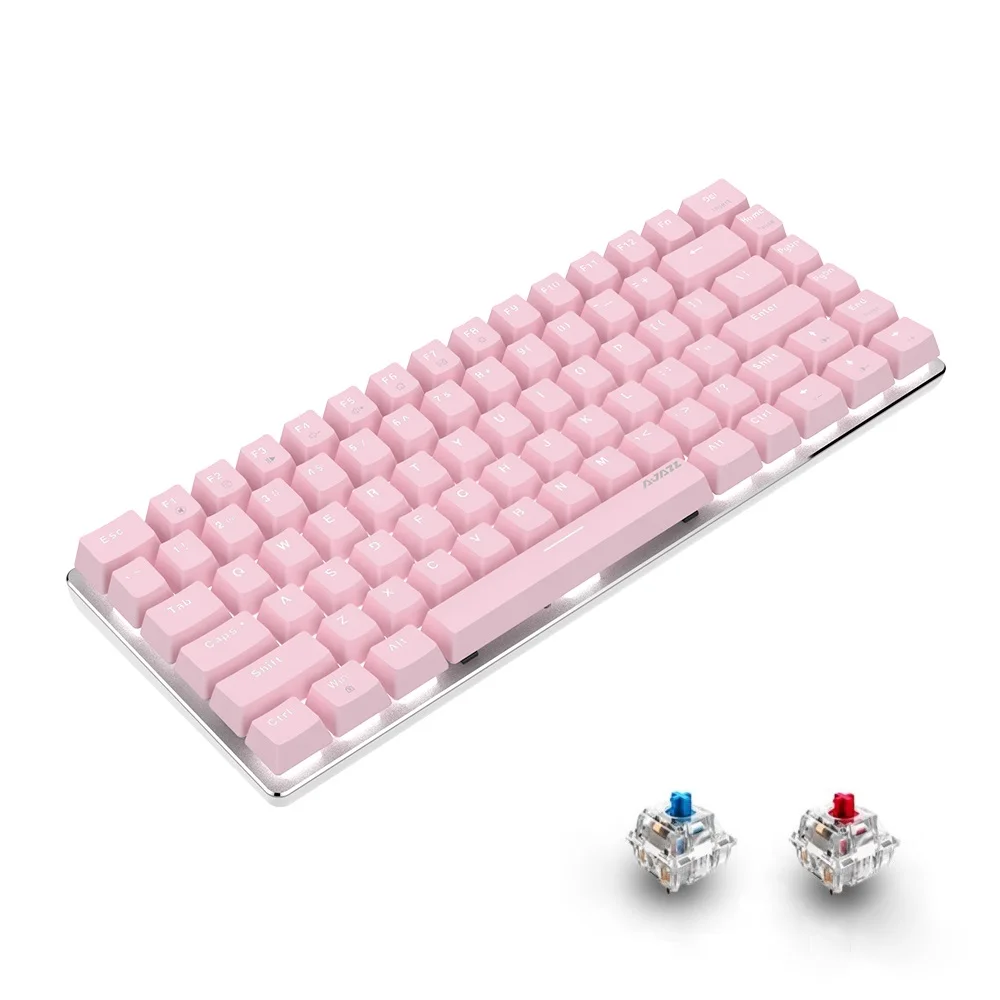 Клавиатура AJAZZ Механическая игровая, 82 клавиши, мини-USB, красный Geen Switch
Клавиатура AJAZZ Механическая игровая, 82 клавиши, мини-USB, красный Geen Switch