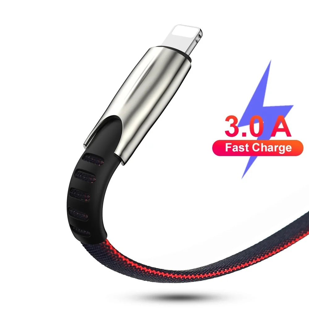 1m 2m 3m 3A Fast Charger USB Cable For iPhone 11 Pro Xs Max XR X 8 7 6 s 6s Plus 5s iPad Origin Mobile Phone Accessory Long Wire
1m 2m 3m 3A Fast Charger USB Cable For iPhone 11 Pro Xs Max XR X 8 7 6 s 6s Plus 5s iPad Origin Mobile Phone Accessory Long Wire