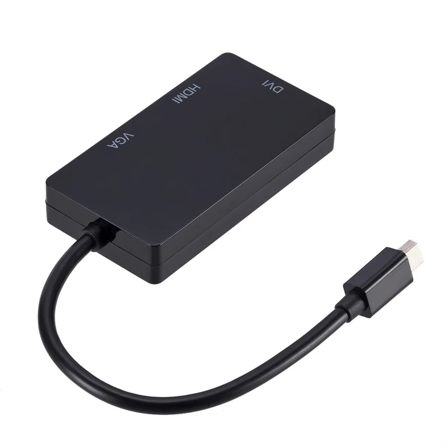 3 In 1 Thunderbolt Mini Display Port MINI DP Male To HDMI DVI VGA Female Adapter Converter Cable For Apple MacBook Air Pro Hot
3 In 1 Thunderbolt Mini Display Port MINI DP Male To HDMI DVI VGA Female Adapter Converter Cable For Apple MacBook Air Pro Hot