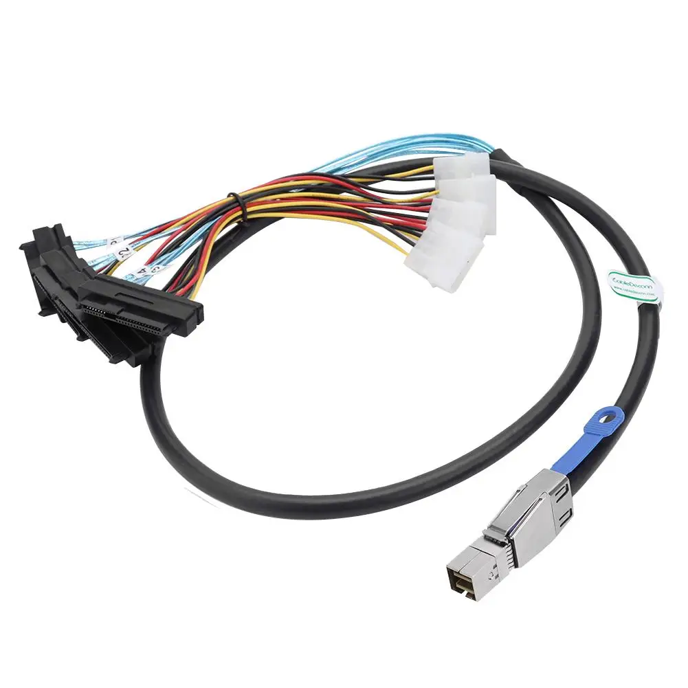 1m/2m G0502 Mini SAS SFF-8644 to 4x SFF-8482 Cable Server External Hard Disk High Density Cord cable wire line
1m/2m G0502 Mini SAS SFF-8644 to 4x SFF-8482 Cable Server External Hard Disk High Density Cord cable wire line