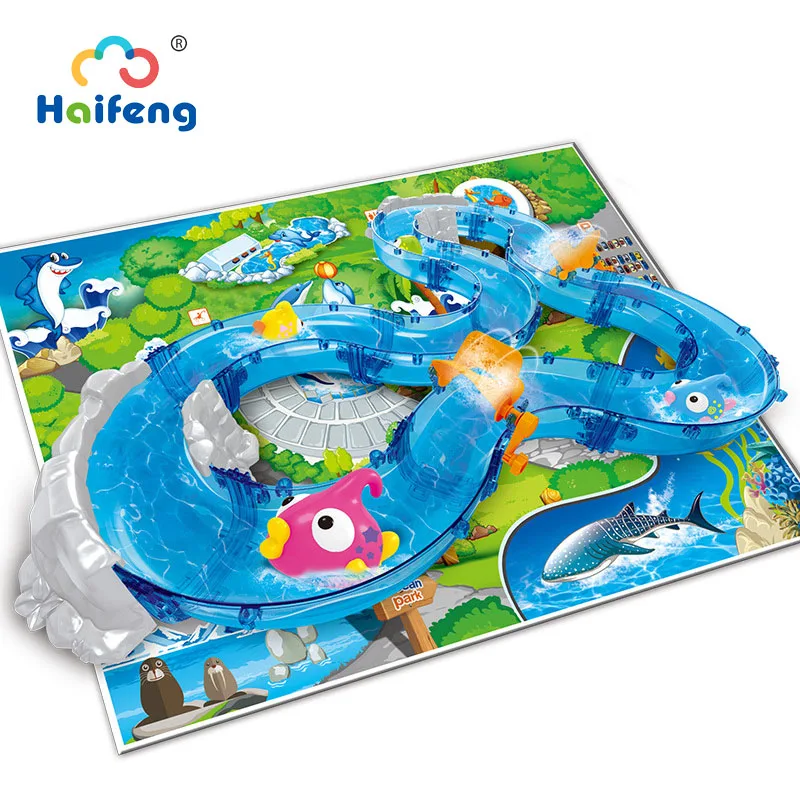 Children's Track Park Bath Fishing Toy Toddlers Colorful Floating Fishing Game Set With Water Track And Waterproof Mat Kids Gift
Children's Track Park Bath Fishing Toy Toddlers Colorful Floating Fishing Game Set With Water Track And Waterproof Mat Kids Gift