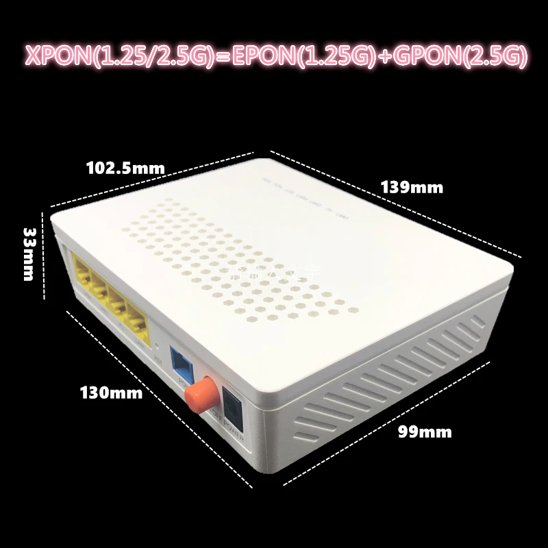 1GE+3FE ONU EPON 1.25G GPON 2.5G XPON(1.25g/2.5g)ONU with FTTH NETWORK onu wifi modem 10/100/1000M RJ45 FOR OLT switch
1GE+3FE ONU EPON 1.25G GPON 2.5G XPON(1.25g/2.5g)ONU with FTTH NETWORK onu wifi modem 10/100/1000M RJ45 FOR OLT switch
