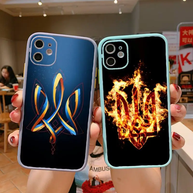 Ukraine flag Phone Case For iPhone 13 12 11 Mini Pro XR XS Max 7 8 Plus X Matte transparent Gray Back Cover
Ukraine flag Phone Case For iPhone 13 12 11 Mini Pro XR XS Max 7 8 Plus X Matte transparent Gray Back Cover