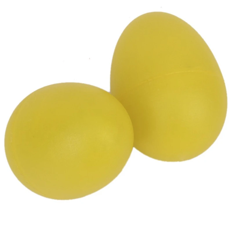 1 Pair Plastic Percussion Musical Egg Maracas Shakers yellow
1 Pair Plastic Percussion Musical Egg Maracas Shakers yellow