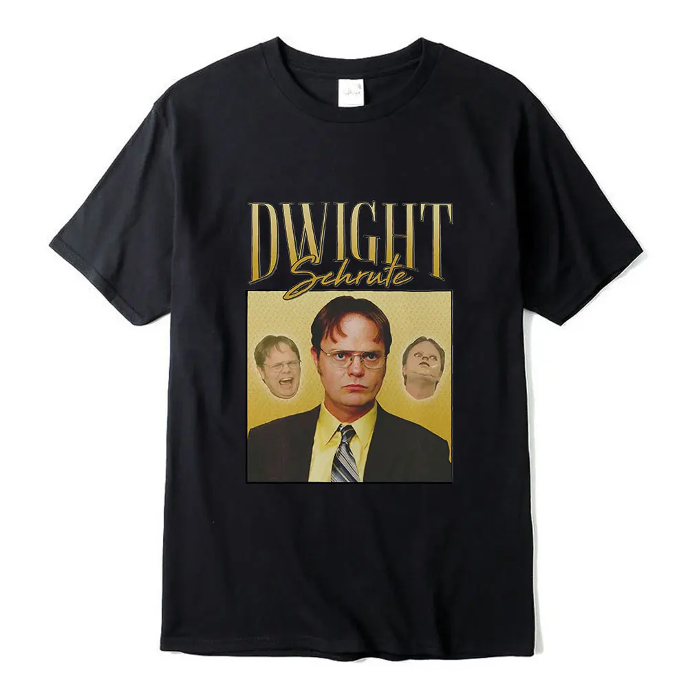 Hot Sale Tees Tops Dwight Schrute The Office Printed New Style Couple T-shirts Graphic Classic Summer T -Shirt Oversized Tshirts
Hot Sale Tees Tops Dwight Schrute The Office Printed New Style Couple T-shirts Graphic Classic Summer T -Shirt Oversized Tshirts