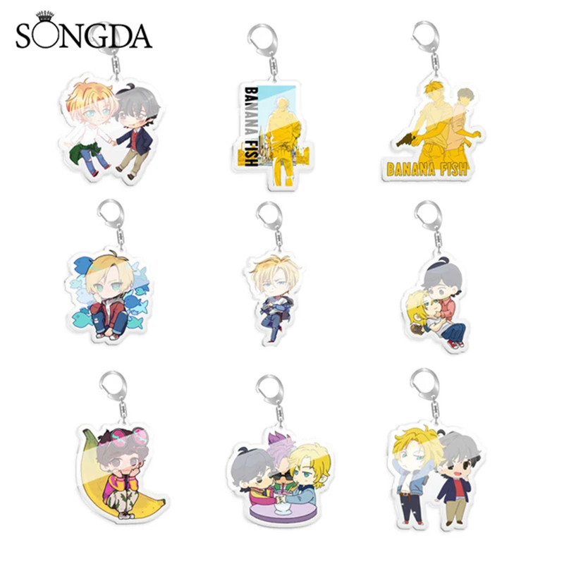 BANANA FISH Figures Keychain BL Anime Aslan Jade Okumura Eiji Cosplay Cartoon Double Side Acrylic Key Chain Keyring Bag Pendant
BANANA FISH Figures Keychain BL Anime Aslan Jade Okumura Eiji Cosplay Cartoon Double Side Acrylic Key Chain Keyring Bag Pendant